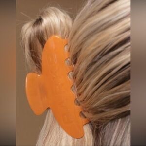PARKE Halloween edition Amber Orange Hair Claw Clip!!